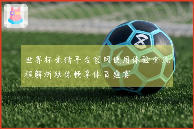 世界杯竞猜平台官网使用体验全流程解析助你畅享体育盛宴